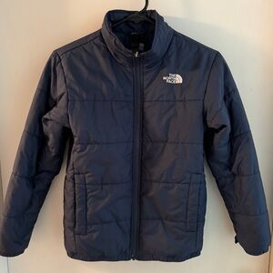 Lightweight puffer jacket m 10-12 navy boys